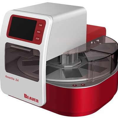 نظام تنقية البروتين والحمض النووي ذو الحجم الكبير الأحمر